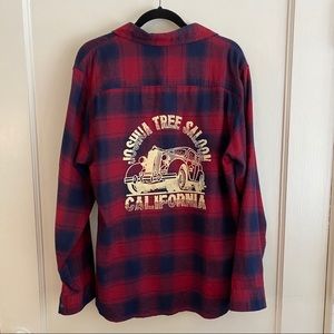 Joshua Tree Saloon flannel NWOT large